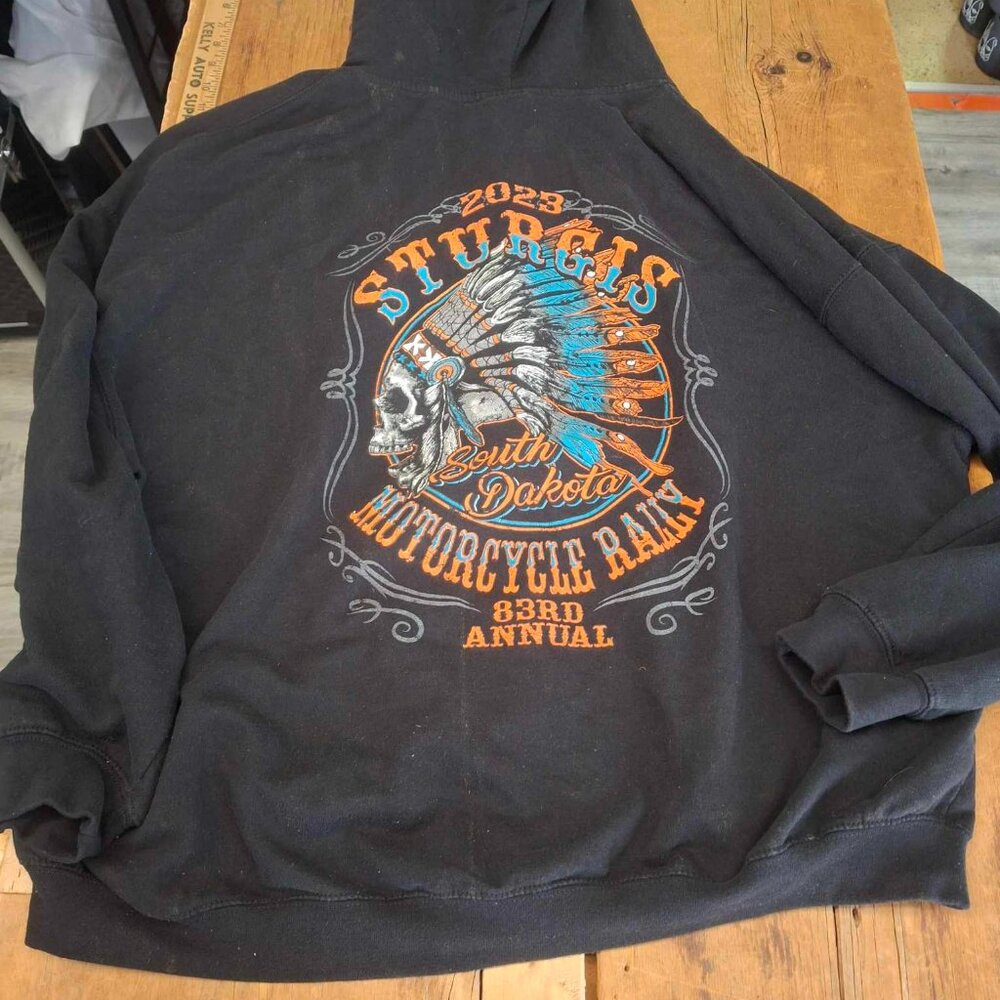 2023 Sturgis Motorcycle Rally Zippered Hoodie